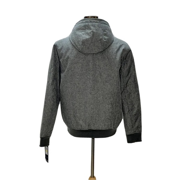 TOMMY HILFIGER Water/Wind Resistant 3 Layer Fabric Jacket Gray Size M New NWT - Picture 7 of 12